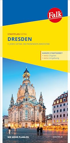 Falk Stadtplan Extra Dresden 1:20.000: mit Ortsteilen von Freital, Radebeul