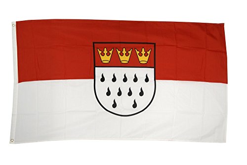 Flaggenfritze Fahne/Flagge Deutschland Stadt Köln + gratis Sticker