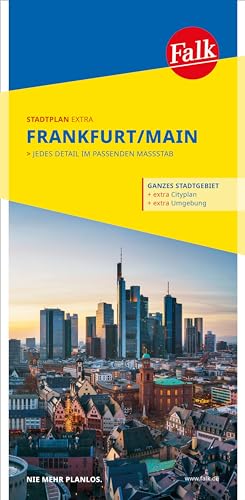 Falk Stadtplan Extra Frankfurt am Main 1:20.000: mit Ortsteilen von Bad Soden a. Ts., Bad Vilbel, Eschborn, Kronberg, Neu-Isenburg, Oberursel (Ts.), Offenbach a. M., Schwalbach a. Ts.