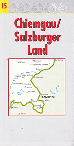 Fahrradkarte Radtourenkarte - Chiemgau / Salzburger Land - Maßstab 1:150.000