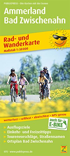 Ammerland, Bad Zwischenahn: Rad- und Wanderkarte mit Ausflugszielen, Einkehr- & Freizeittipps, wetterfest, reißfest, abwischbar, GPS-genau. 1:50000 (Rad- und Wanderkarte / RuWK)