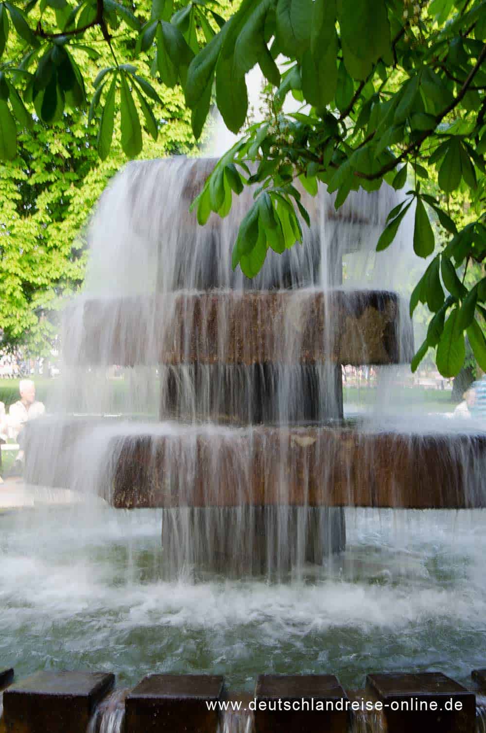 Brunnen im Kurpark in Bad Rothenfelde (www.deutschlandreise-online.de)