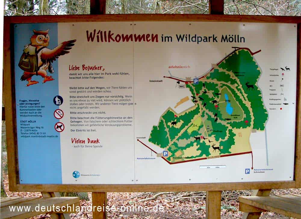 Der Wildpark Uhlenkolk in Mölln