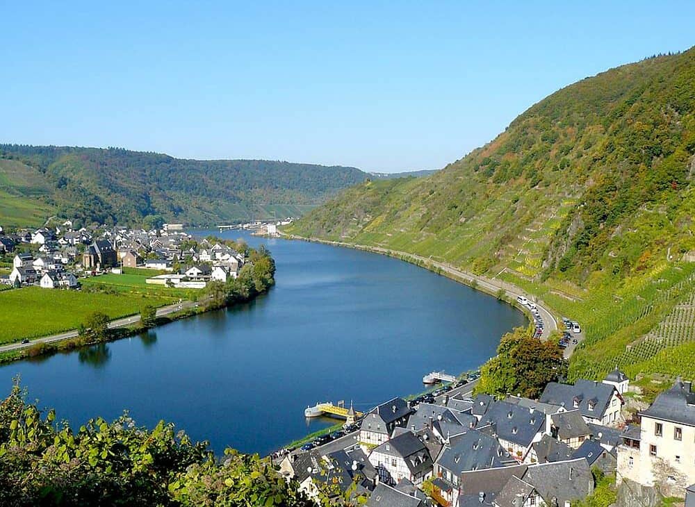 Mosel bei Beilstein in Rheinland-Pfalz