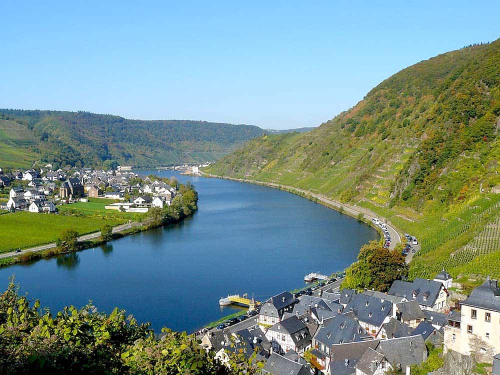 Mosel bei Beilstein in Rheinland-Pfalz