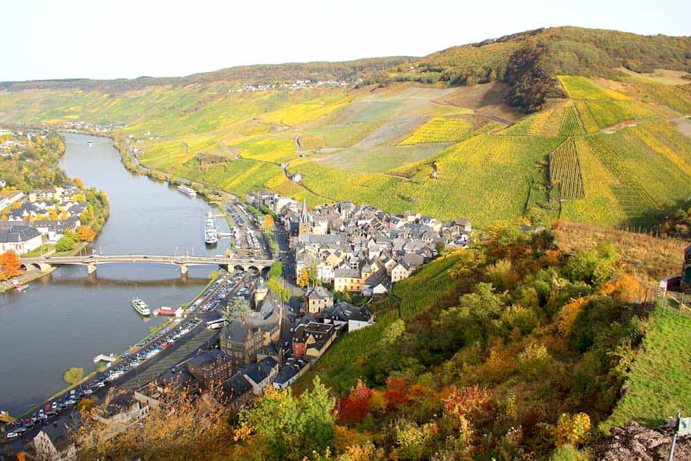 Mosel bei Bernkastel in Rheinland-Pfalz